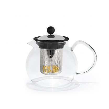 Glass tea pot with infuser