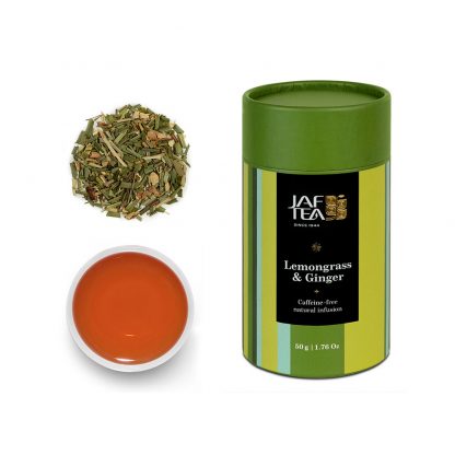Colours of Ceylon | Lemongrass & Ginger - Leaf tea 50g paper canister - Image 3