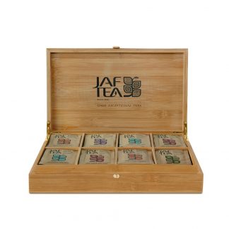 Wooden Presenter | 8 compartment bamboo presenter  - 80 foil envelopes