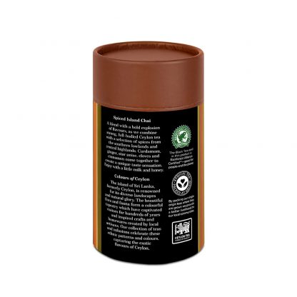 Colours of Ceylon | Spice Island Chai - Leaf tea 50g paper canister - Image 2