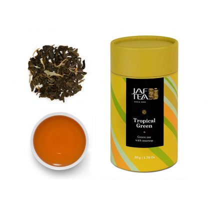 Colours of Ceylon | Tropical Green leaf tea - 50g paper canister - Image 2