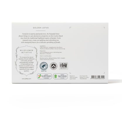 GOLDEN LOTUS - 10 Individually Wrapped Pyramid Tea Bags - Image 4