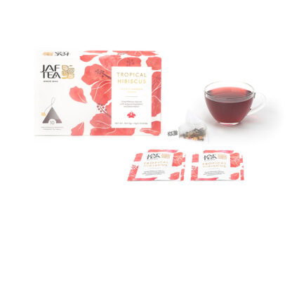 TROPICAL HIBISCUS - 10 Individually Wrapped Pyramid Tea Bags - Image 3
