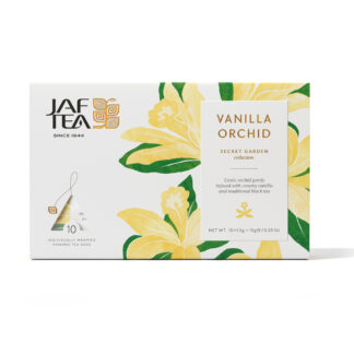 VANILLA ORCHID - 10 Individually Wrapped Pyramid Tea Bags