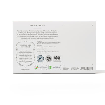 VANILLA ORCHID - 10 Individually Wrapped Pyramid Tea Bags - Image 4